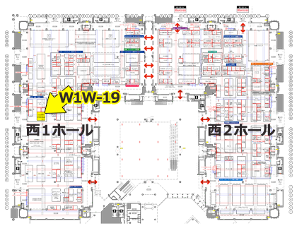 ジャパンホーム＆ビルディングショー2019 東京ビッグサイト西1・2ホールブースレイアウト